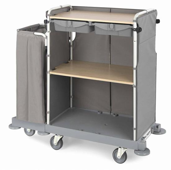 CARRELLO DI SERVIZIO MORGAN HOTEL LIGHT RIPIANI IN LEGNO XX