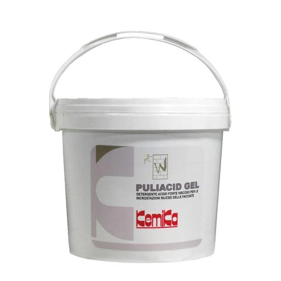 PULIACID GEL DETERG. ACIDO VISCOSO PER FACCIATE KG.5 KEMIKA