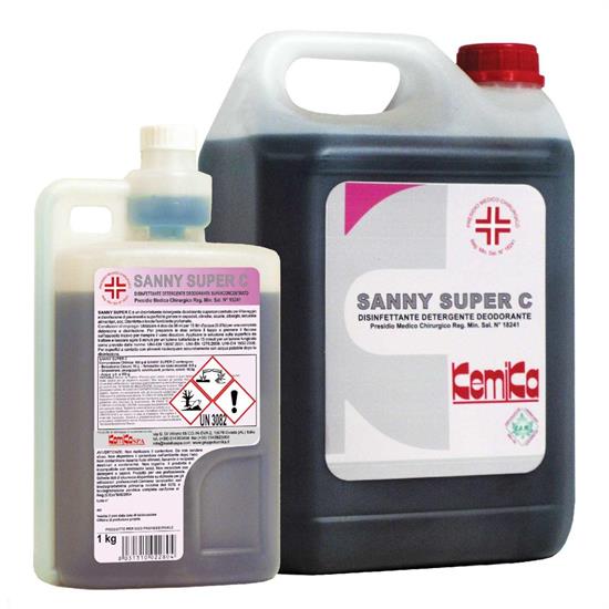 SANNY SUPER C DISINF.DEODORANTE SUPERCONCENTRATO KG.1 KEMIKA