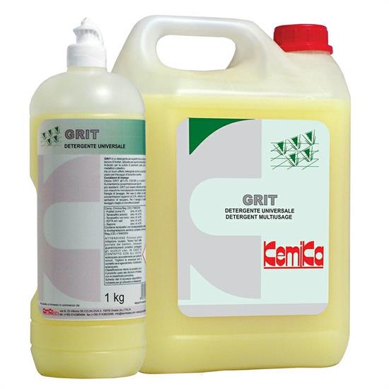 GRIT- DETERGENTE UNIVERSALE AL LEMON-AMMONIO KG.5 KEMIKA