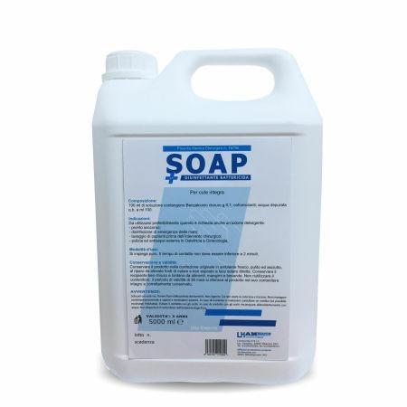LH SOAP SAPONE LIQUIDO DISINFETTANTE PMC LT.5 LOMBARDA H
