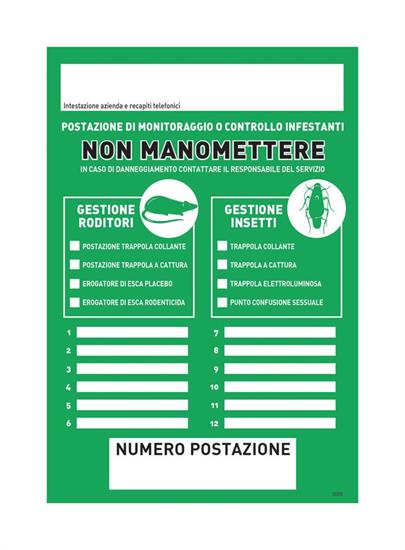 CARTELLI SEGNALATORI PER PUNTI ESCA COPYR
