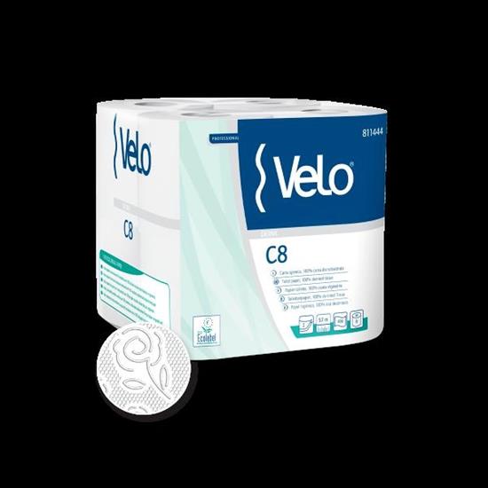 CARTA IGIENICA DEINK C8 2VELI 8RT*6CF VELO