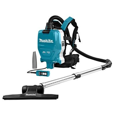ASPIRATORE SPALLABILE 18Vx2 BL 2L MAKITA