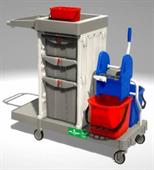 CARRELLO ALPHA 5108-18 C/P.SACCO LT.120 C/3 CASSETT. LT22 XX