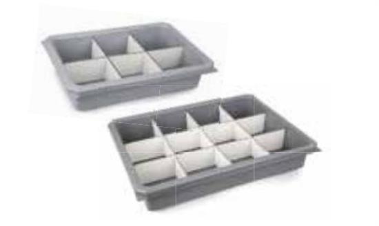 CASSETTA PICCOLA LINEA CORTESIA CM.28X43X9 GRIGIO SCURO FILM