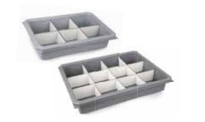 CASSETTA PICCOLA LINEA CORTESIA CM.28X43X9 GRIGIO SCURO FILM