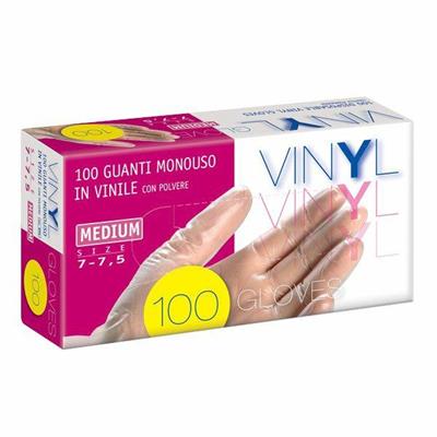 GUANTI IN VINILE MS.M PZ.100