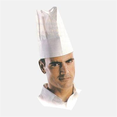 CAPPELLO CUOCO ALTO DIM. 28X22 80GR/M2
