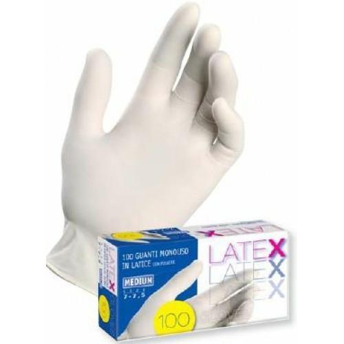 GUANTI MONOUSO LATTICE MIS.L PZ.100