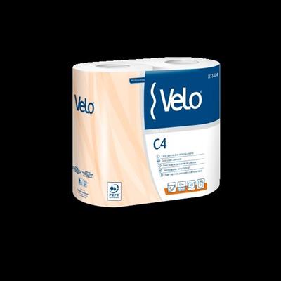 CARTA IGIENICA PURA CELLULOSA 2VELI 4 ROTOLI VELO