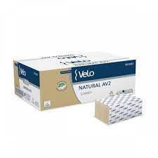 ASCIUGAMANI PIEGATI A V 2VELI PZ.3800 ECONATURAL