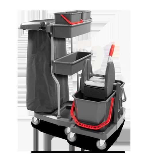 CARRELLO MULTIUSO LZSM S4 C TRANSFORMER CON 2 VASCHETTE