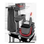 CARRELLO MULTIUSO LZSM S4 C TRANSFORMER CON 2 VASCHETTE