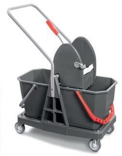 CARRELLO DOPPIA VASCA LZ C DUO 2X20LT CON MANICO TRANSFORMER