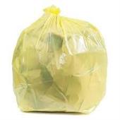 SACCHI NU 70x110 CT 15X20PZ GIALLO TRASPARENTE