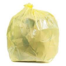 SACCHI NU 70x110 CT 15X20PZ GIALLO TRASPARENTE