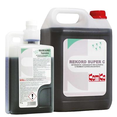 REKORD SUPER C SGRASSANTE X SUPERFICI, PAVIMENTI LT.5 KEMIKA