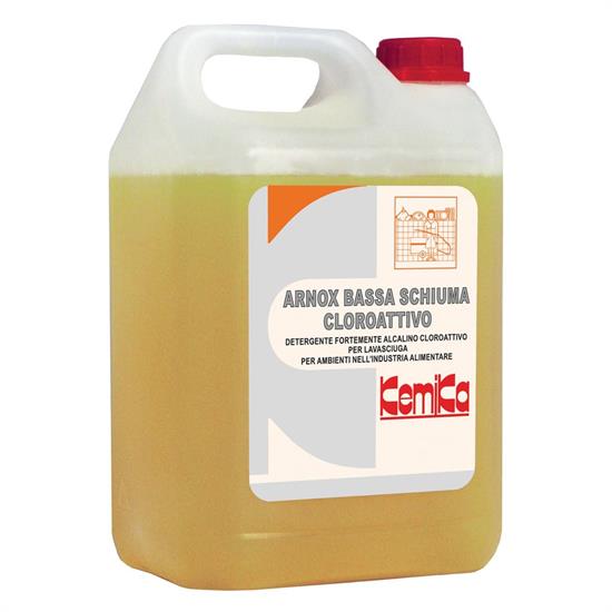 ARNOX BASSA SCHIUMA DETERGENTE ALCALI.CLOROATTIVO KG5 KEMIKA