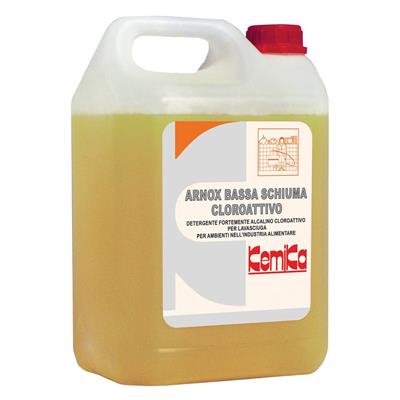 ARNOX BASSA SCHIUMA DETERGENTE ALCALI.CLOROATTIVO KG5 KEMIKA